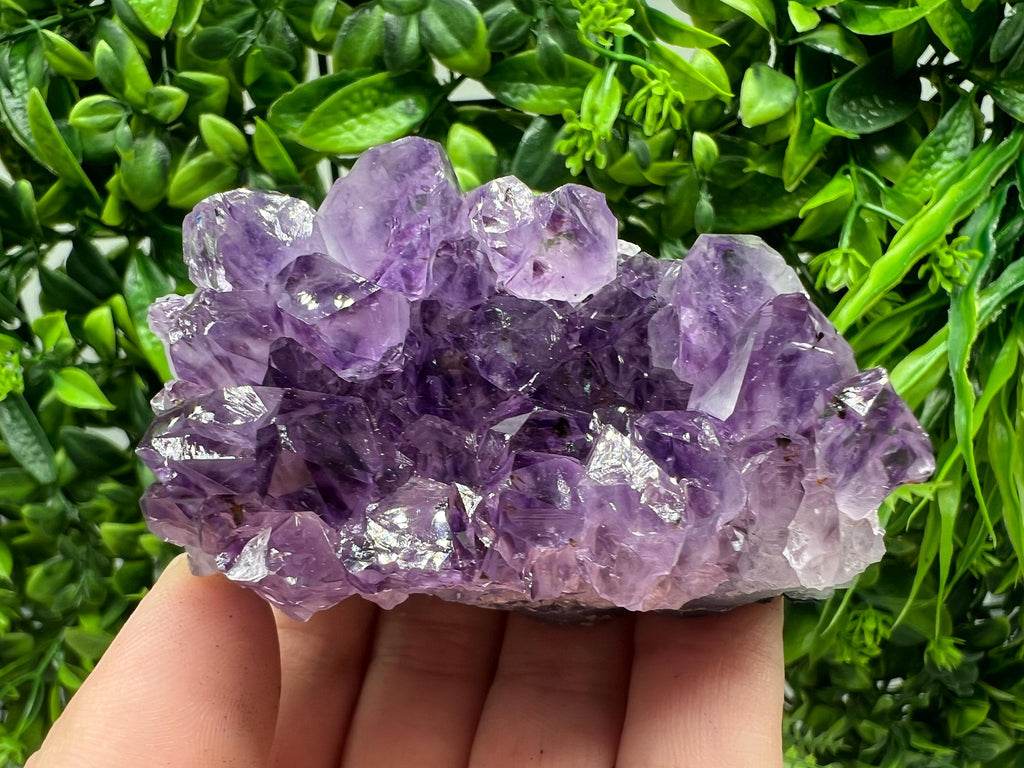 Uruguay Amethyst Crystal: Purple Quartz Home Decor, Energy Stone