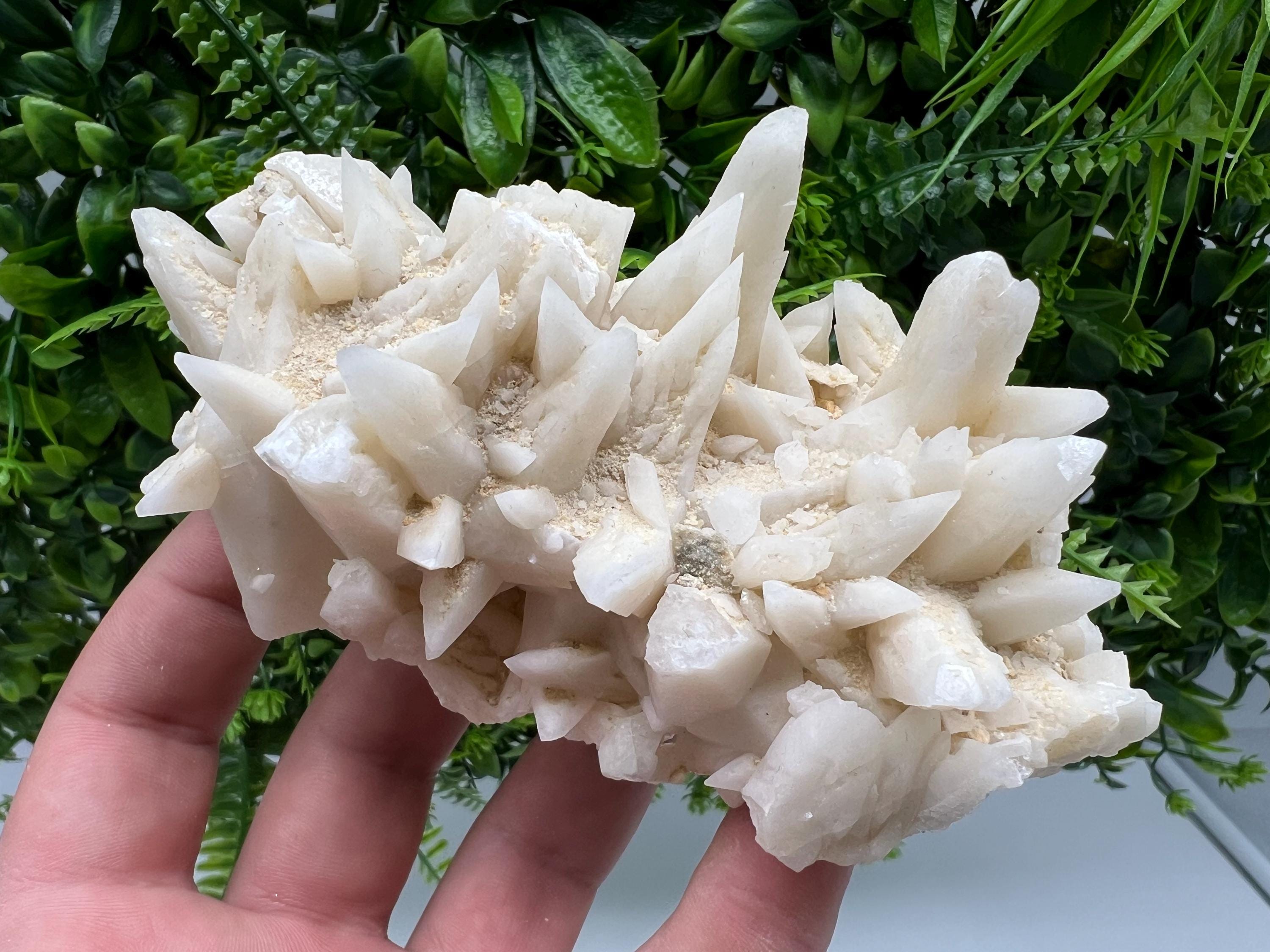 Calcite on Aragonite: Rare Healing Crystal from Bulgaria