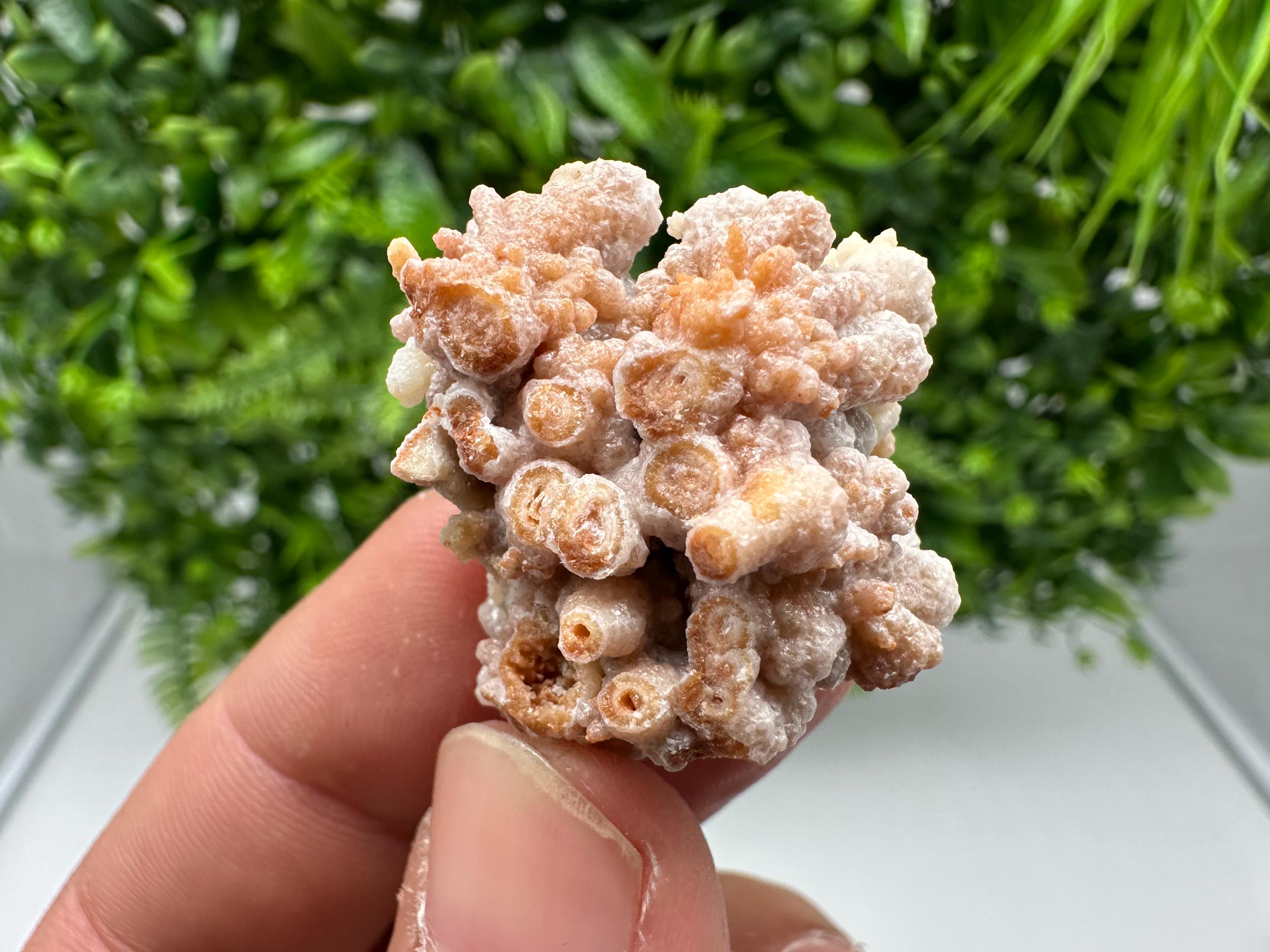 Bulgarian Aragonite Crystal Specimen: Natural Mineral Decor