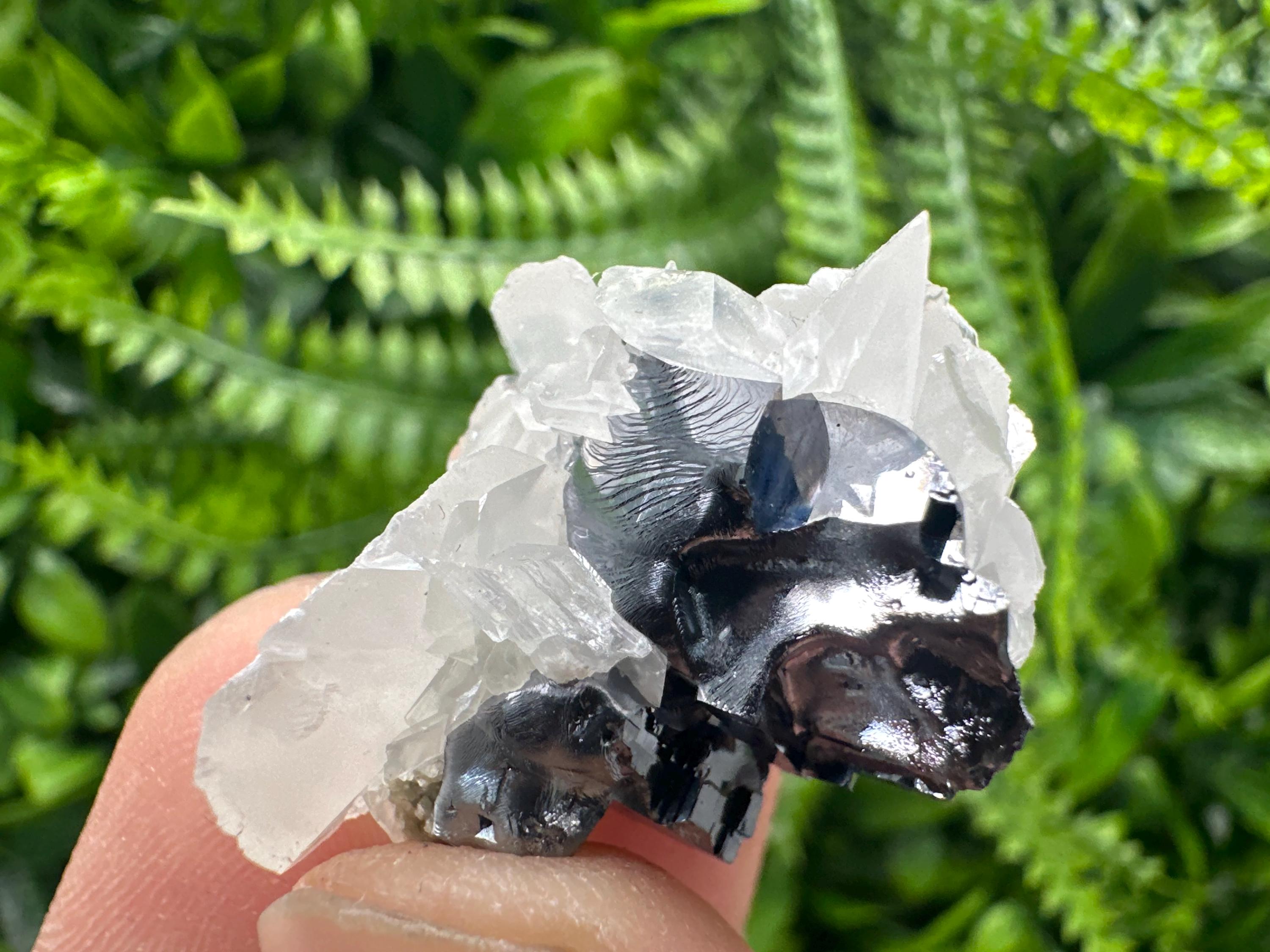 Quartz Galena Calcite Specimen: Borieva Mine, Bulgaria