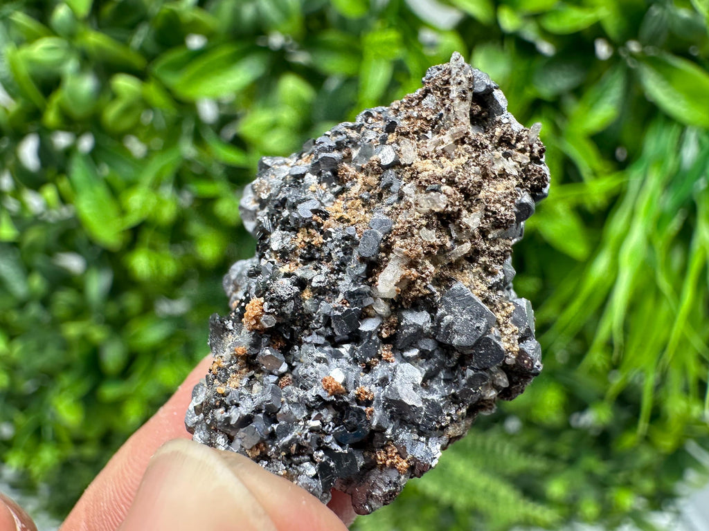Shiny Galena Cluster: Borieva Mine, Bulgaria - Natural Mineral Stone