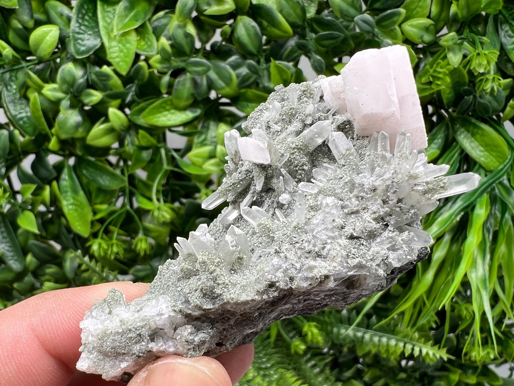 Calcite with Quartz Mineral Specimen, Borieva Bulgaria