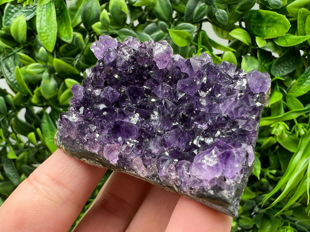 Uruguay Amethyst Crystal: Purple Quartz Home Decor, Energy Stone