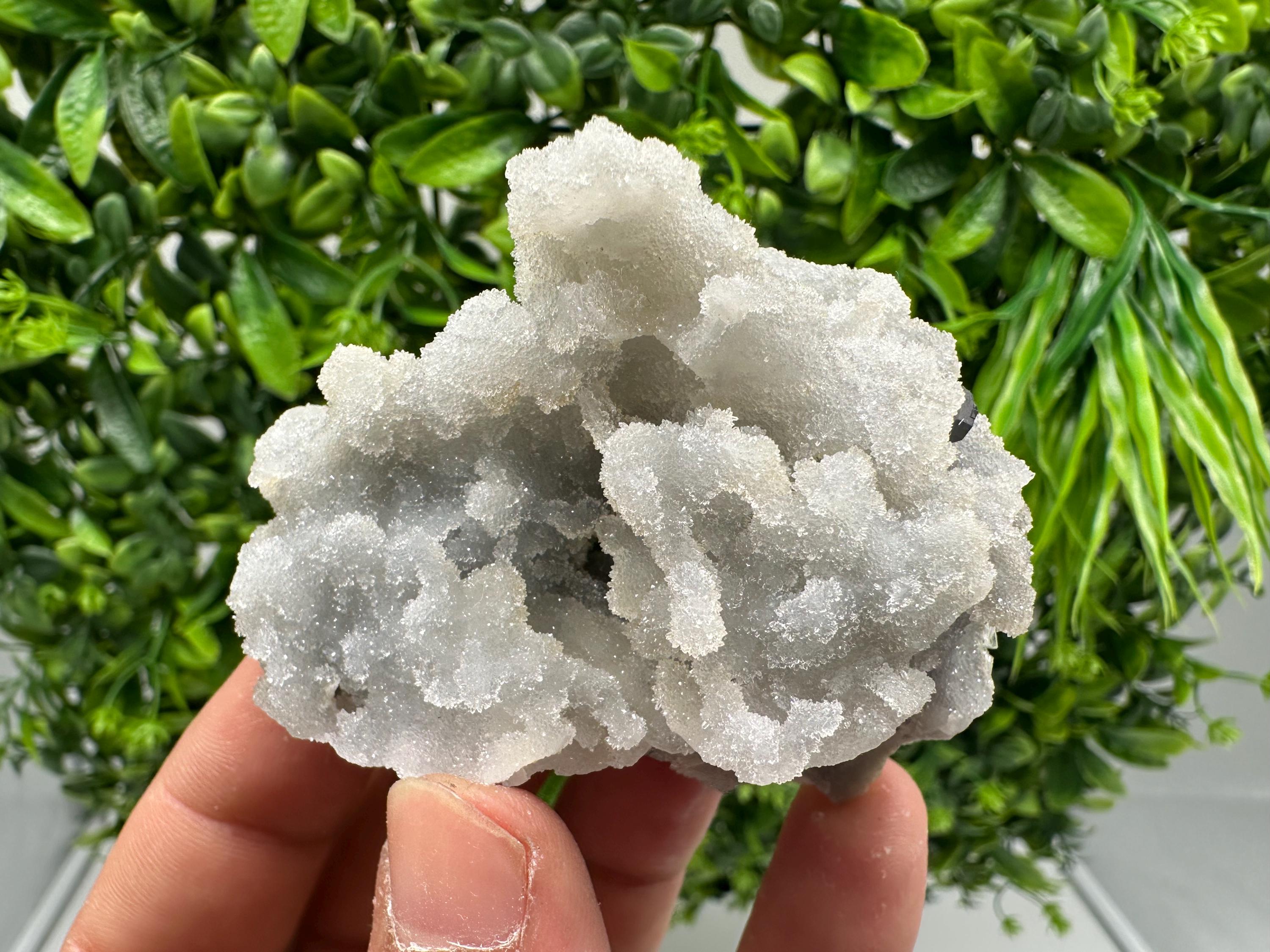 Galena on Chalcedony Mineral Specimen, Krushev dol Mine, Bulgaria