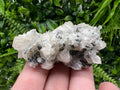 Calcite on Quartz, Borieva Mine Mineral Specimen