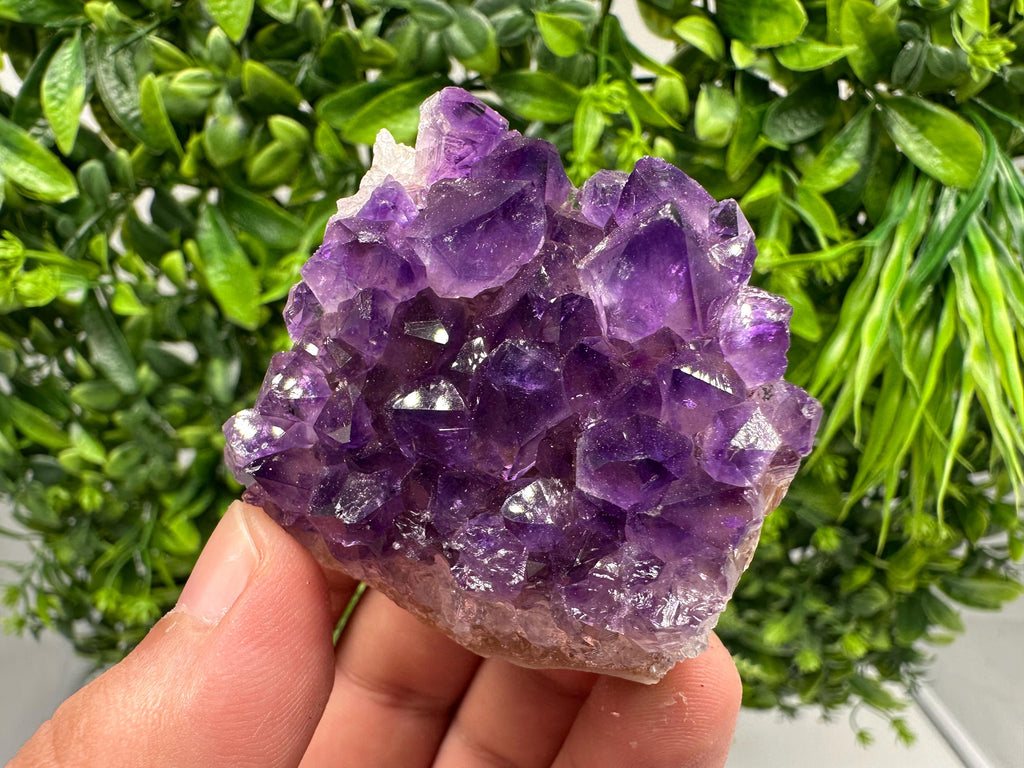 Uruguay Amethyst Cluster, Purple Quartz Crystal, Home Decor