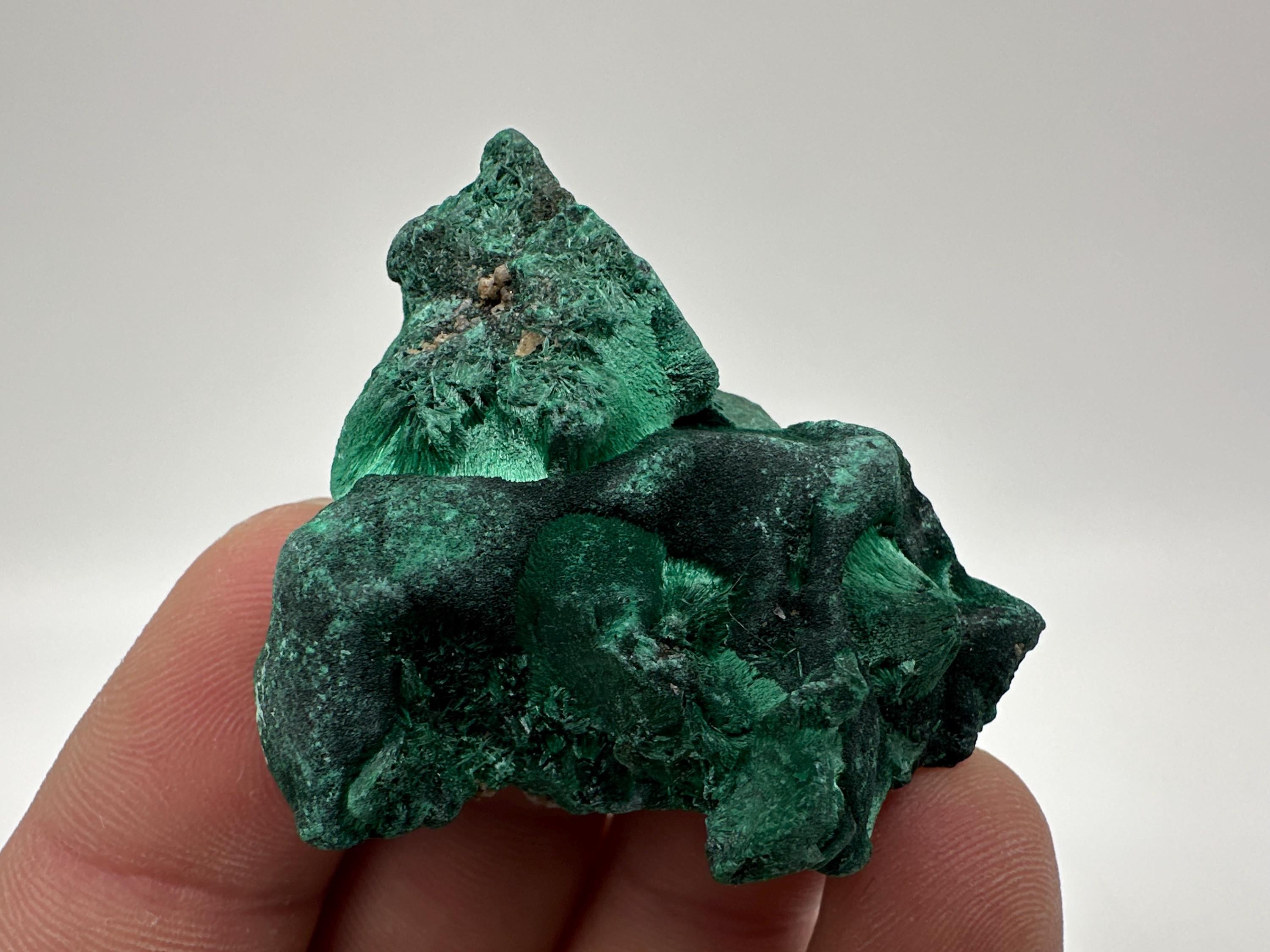 Green Polished Malachite Crystal, Congo Mineral Specimen (5/4.5/2cm)