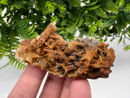 Bulgarian Quartz Specimen: Iron Oxide Limonite Mineral Collection