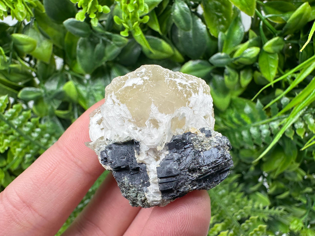 Calcite Galena Mineral Specimen: Bulgaria Home Decor Stone