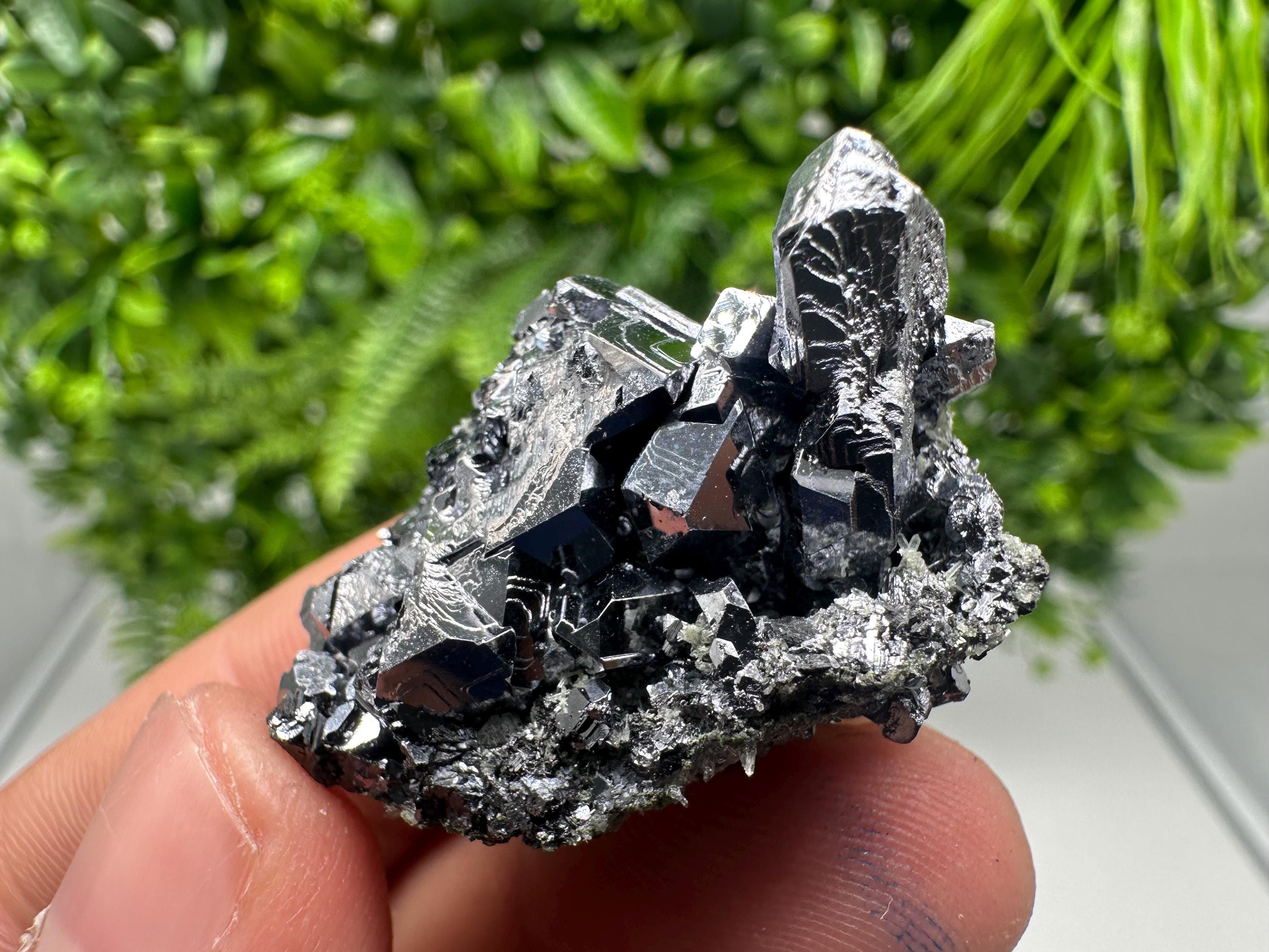 Collected Skeletal GALENA,Sphalerite,Quartz,Calcite from Krushev dol mine,Madan,Bulgaria,natural,collectible mineral specimen home decor