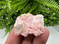 Rhodochrosite on Quartz: Pink Mineral Specimen, Starnica Mine