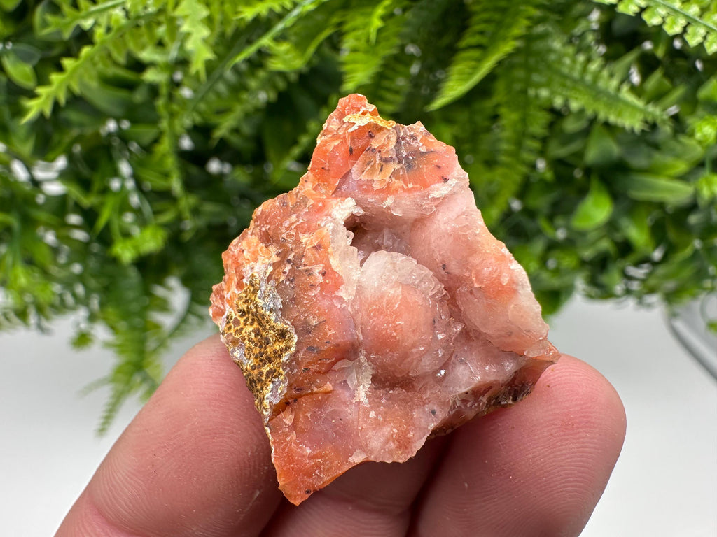 Moroccan Red Chalcedony Crystal, Mineral Specimen, Souvenir Gift