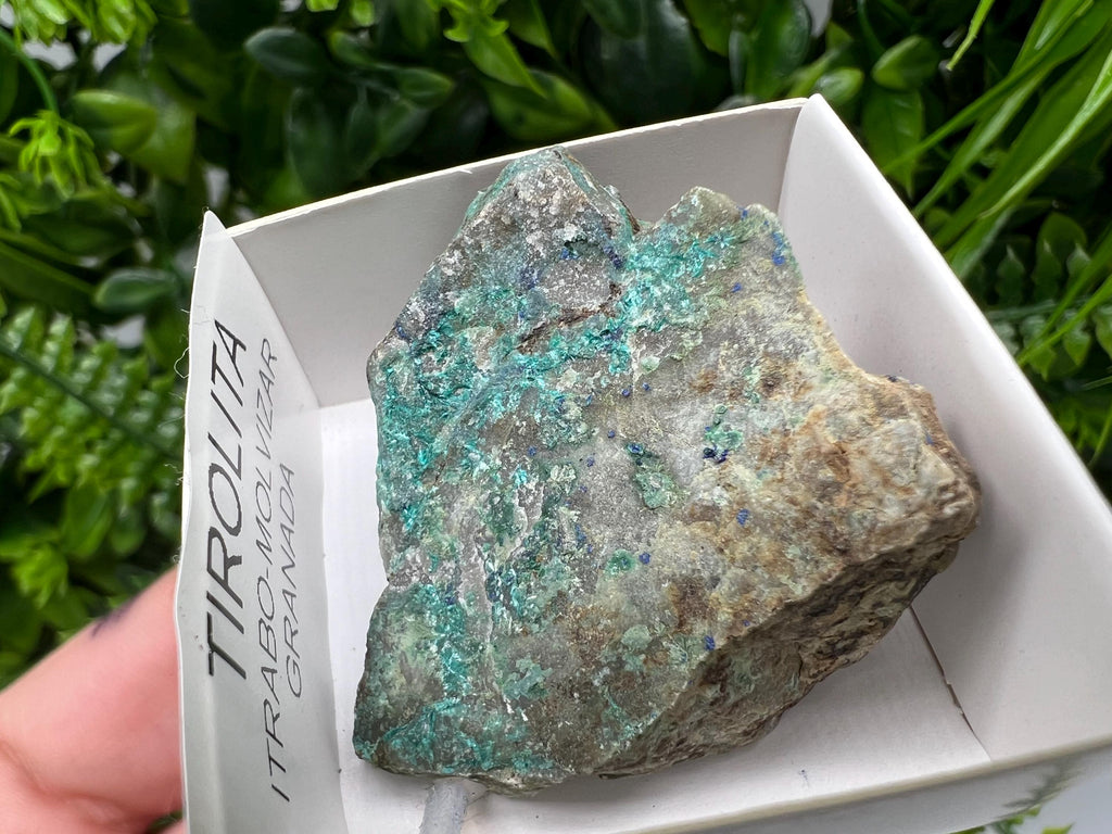 Rare Raw Tirolite Specimen: Granada Spain Mineral Collection