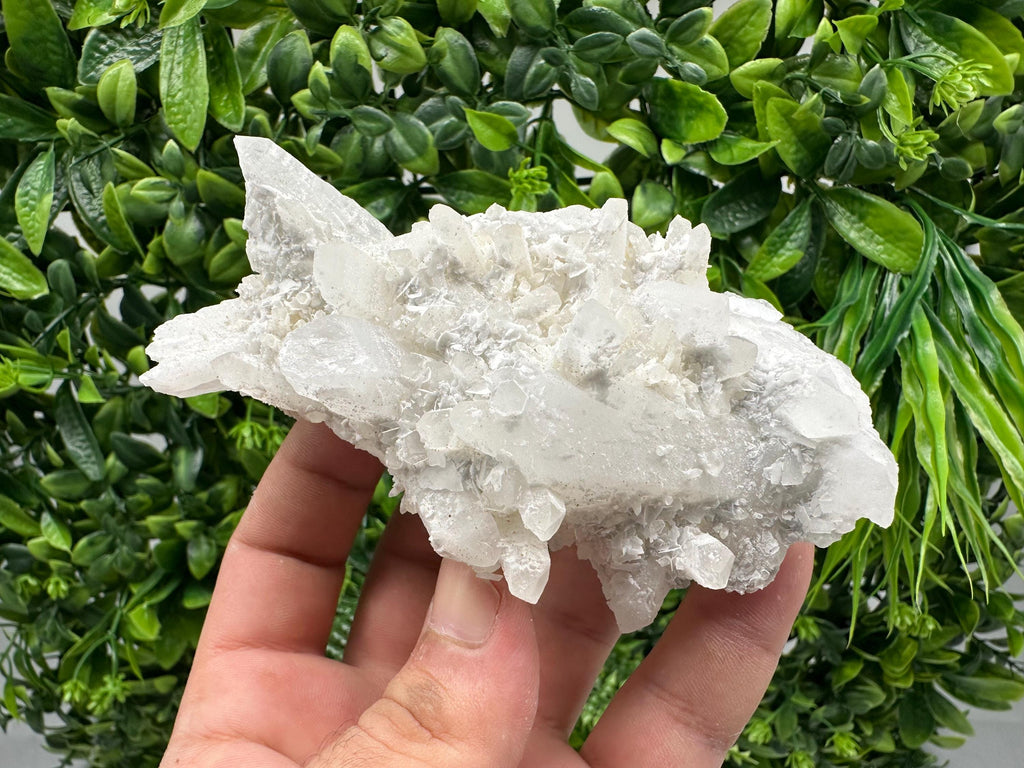 Wonderful Quartz white Chlorite and Calcite from Borieva mine,Bulgaria,natural,collection mineral specimen,home decor stone,collectible's
