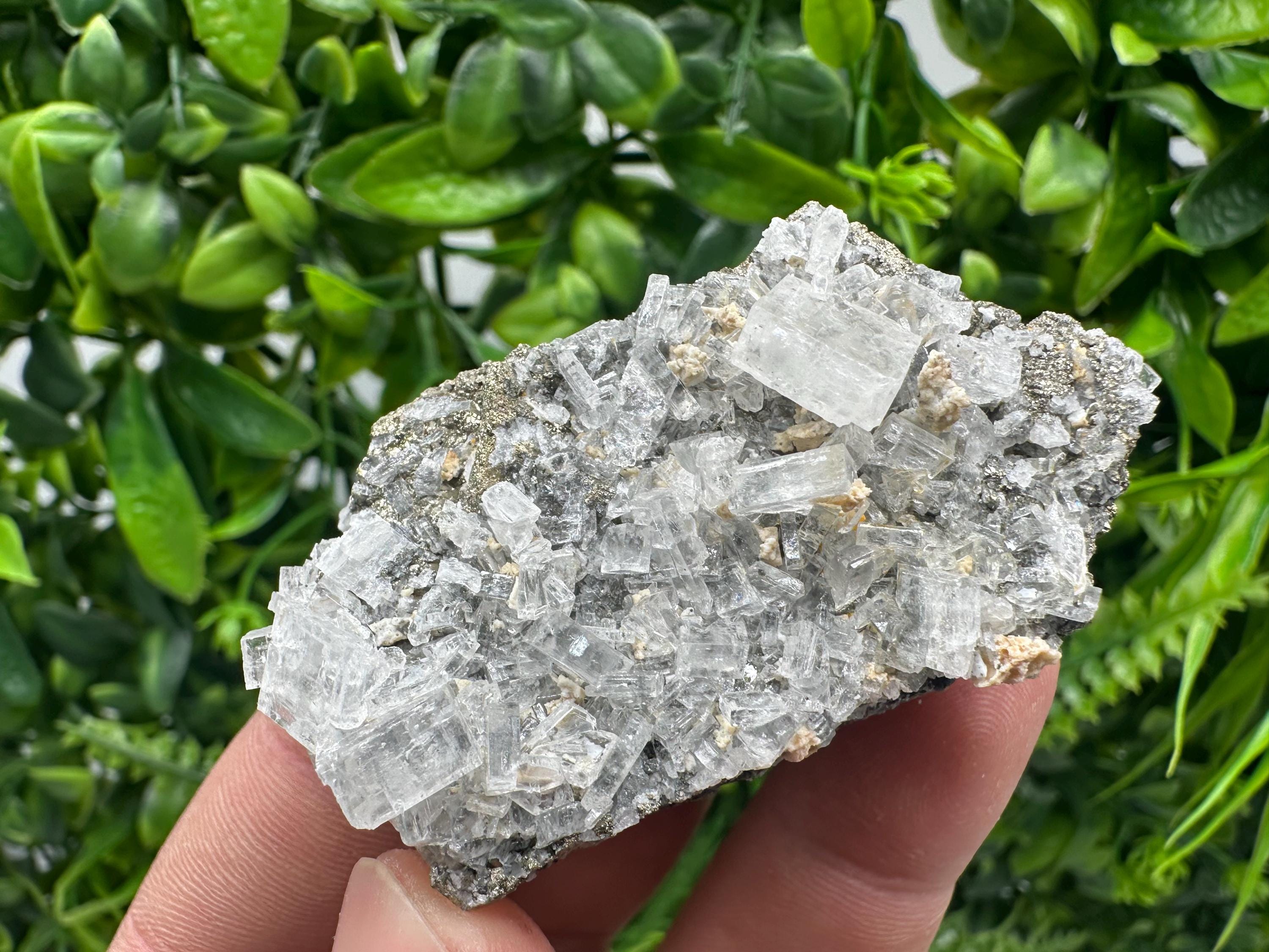 Large Barite Cluster with Marcasite on Chalcedony - Androvo Mine, Bulgaria