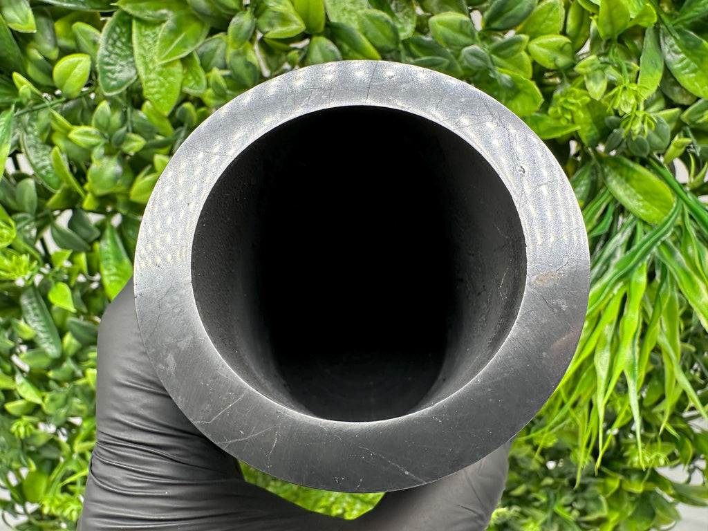 Shungite Cup (100mm): Polished Stone Water Cup, Chakra Healing