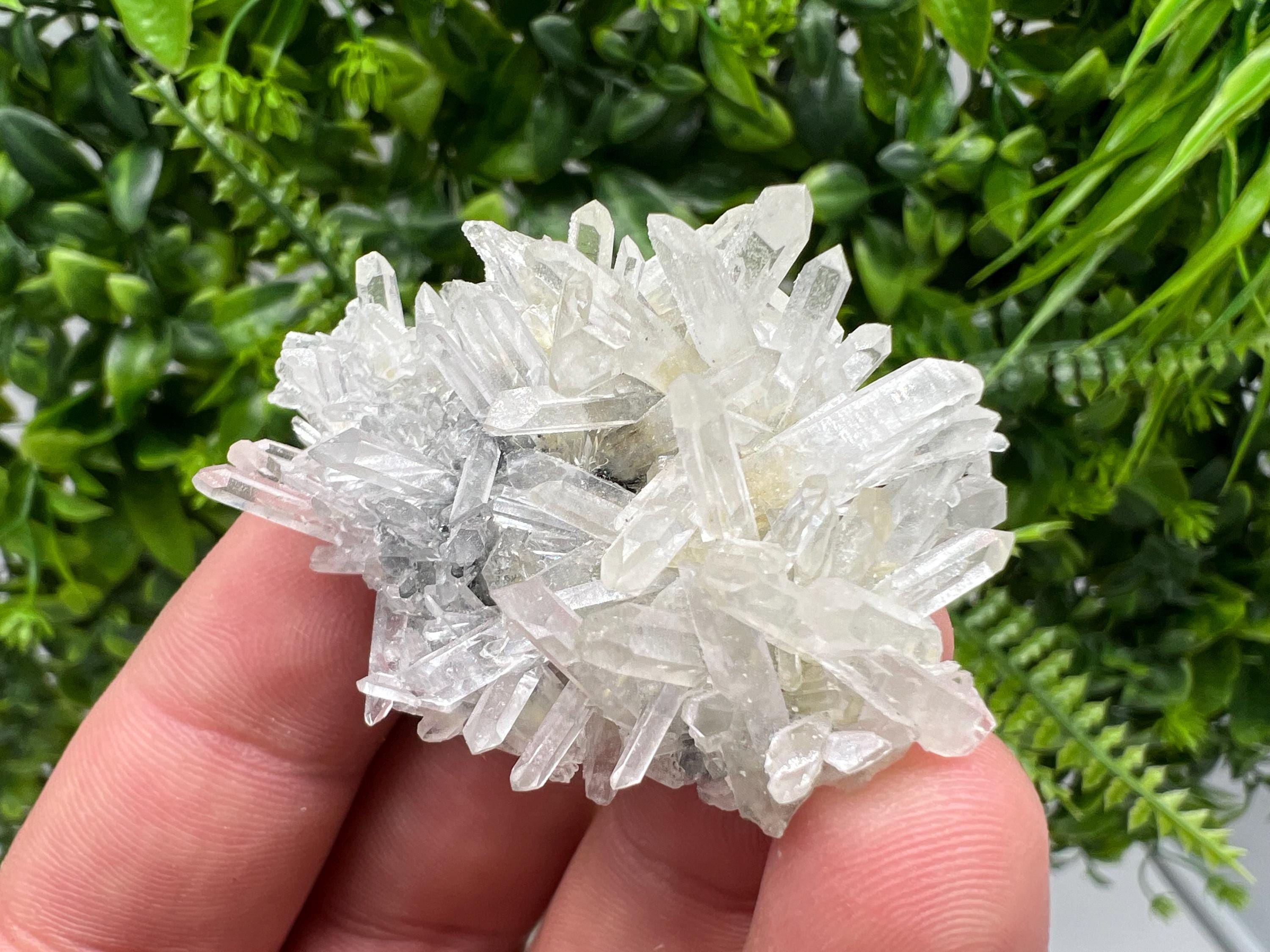Transparent Quartz Cluster, Borieva Mine Mineral Specimen