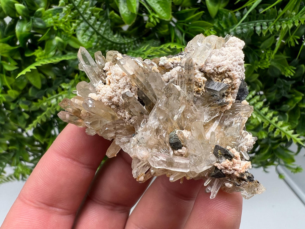 Quartz Rhodochrosite Mineral Specimen, Madan Bulgaria Crystal