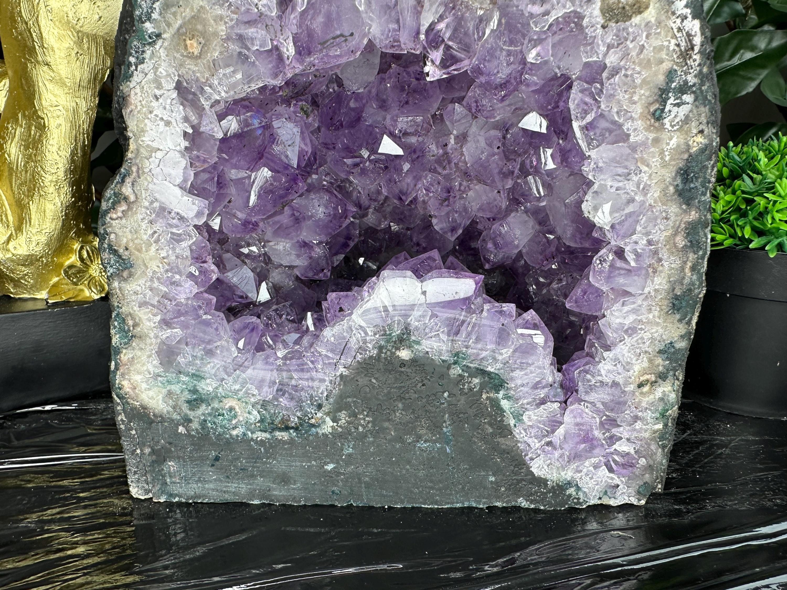 Large Amethyst Geode, Brazil Mineral Specimen, Purple Quartz
