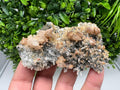 Wonderful Calcite on Quartz white Sphalerite, from Borieva mine,Bulgaria,natural,collection mineral specimen,Home decor crystal,gift,healing
