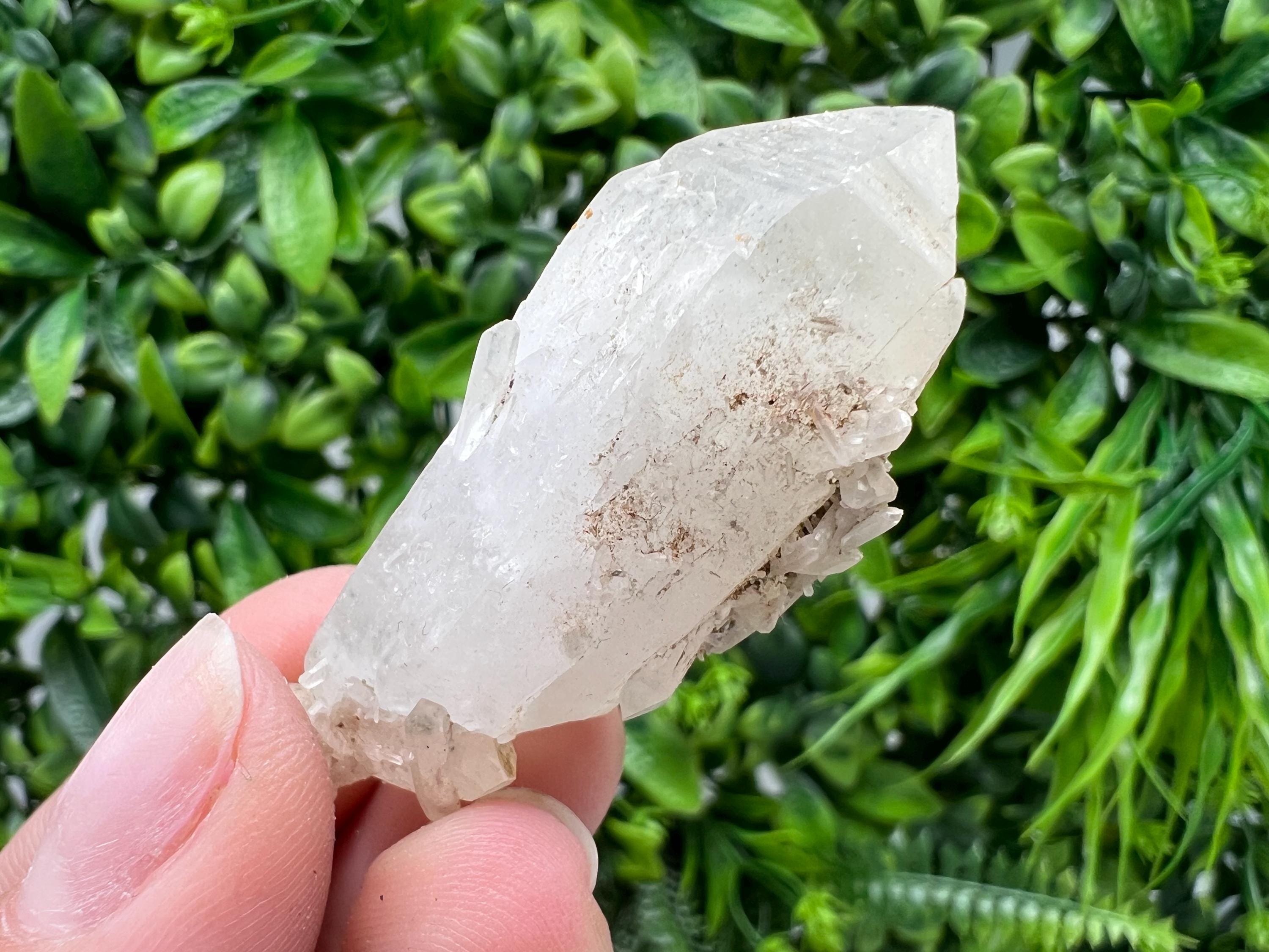 Quartz whit Brown Rhodochrosite from Djurcovo mine,Bulgaria,Quartz,Rhodochrosite cluster,natural mineral,collection crystal,mineral specimen