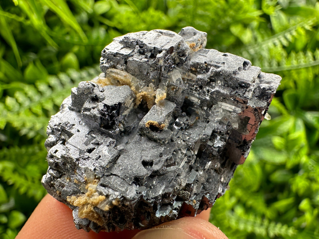 Natural Shiny Galena Cluster, Mineral Specimen, Bulgaria