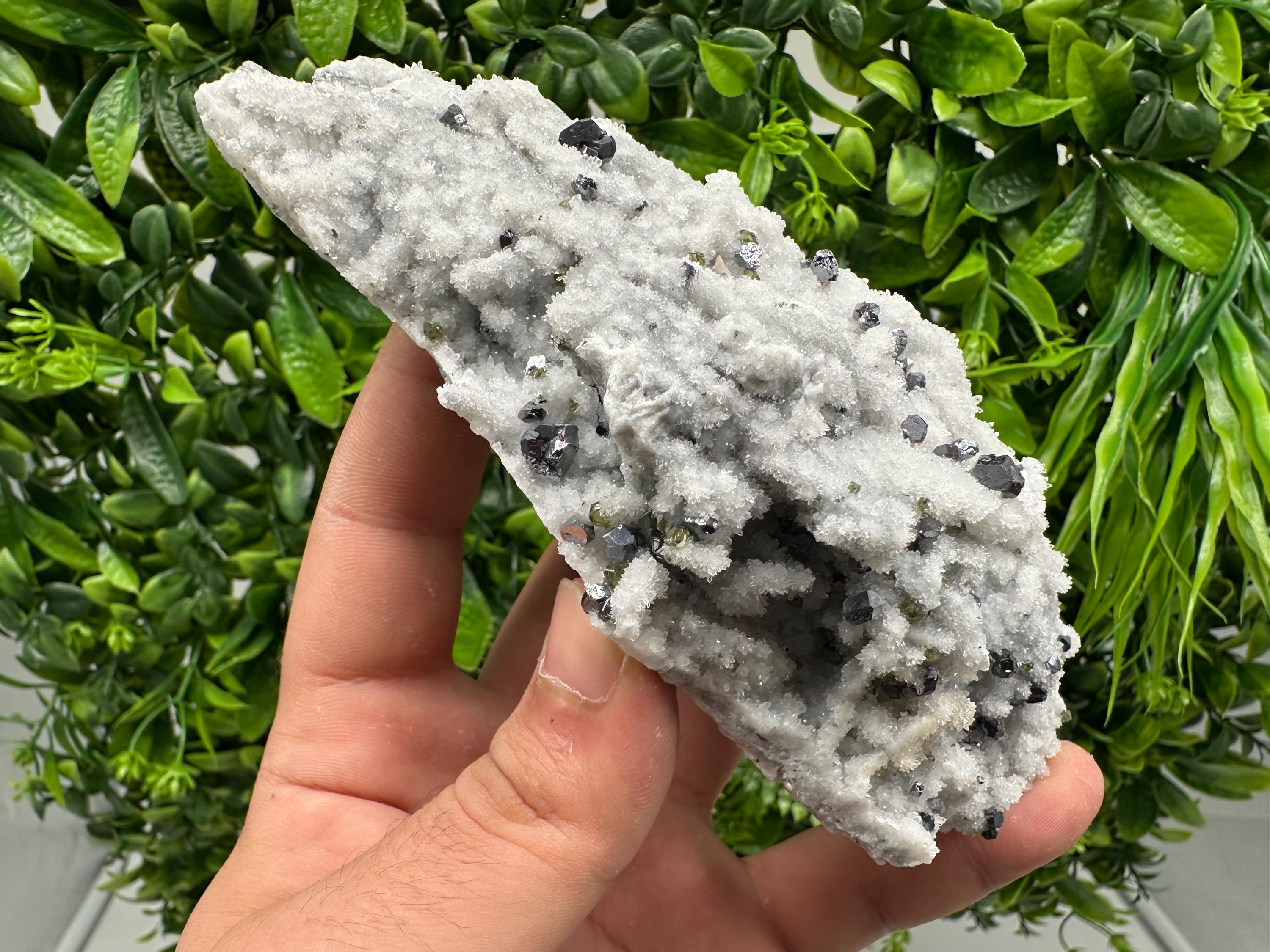 Collection Mirror Galena,GEMY Cleiopfane on Chalcedony,From Krushev dol mine,Madan,Bulgaria,Natural,collection mineral specimen,rare crystal