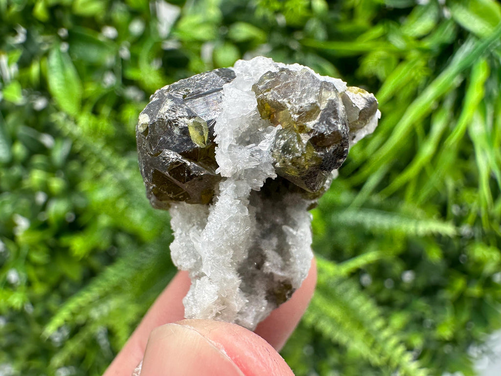 Sphalerite Gem: Cleiophane Crystal, Rare Green Mineral Stone