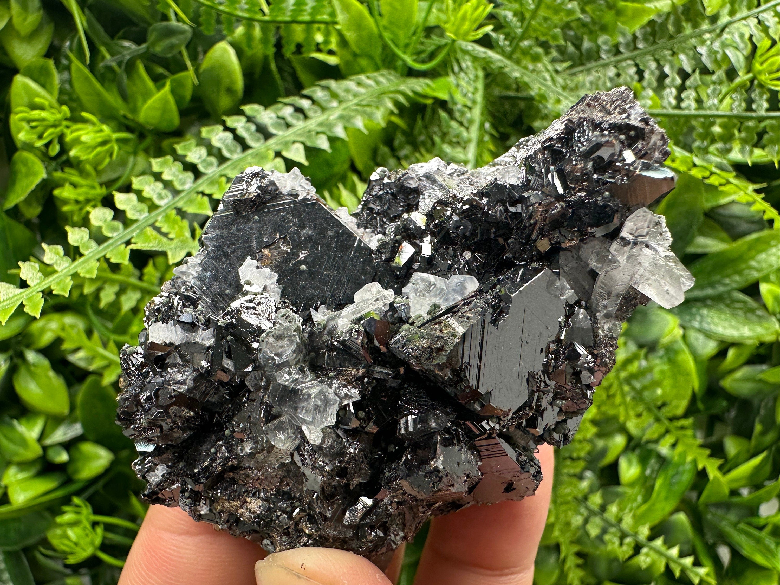 Borieva Sphalerite on Quartz: Rare Mineral Cluster