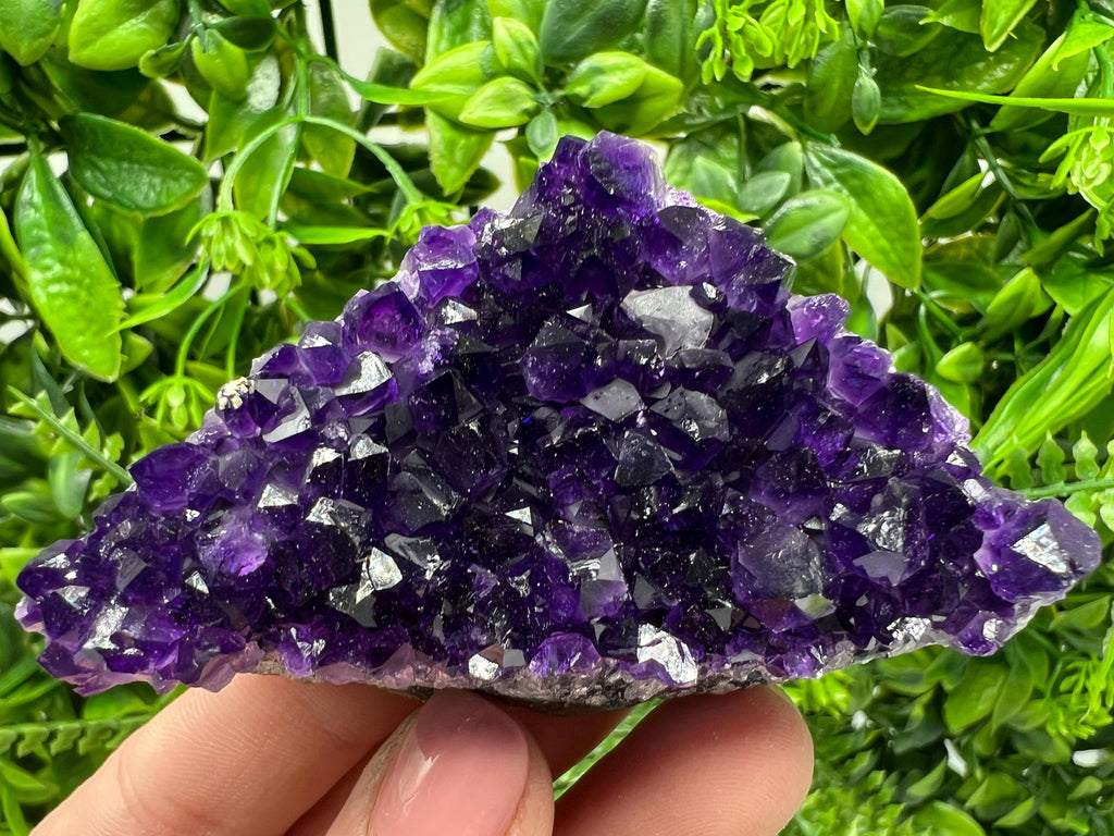 Uruguay Amethyst Crystal: Purple Quartz Home Decor, Energy Stone