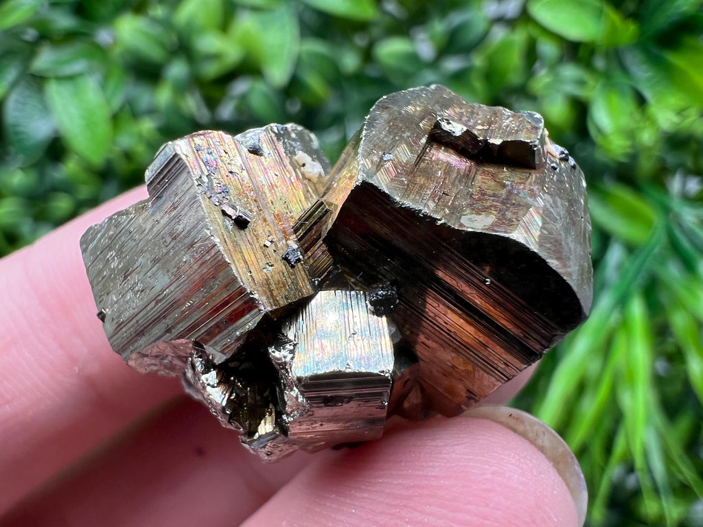 Wonderful Rainbow Pyrite whit Calcite,natural minerals souvenir Crystal,collection stone,rare minerals,home decor,Borieva Bulgaria