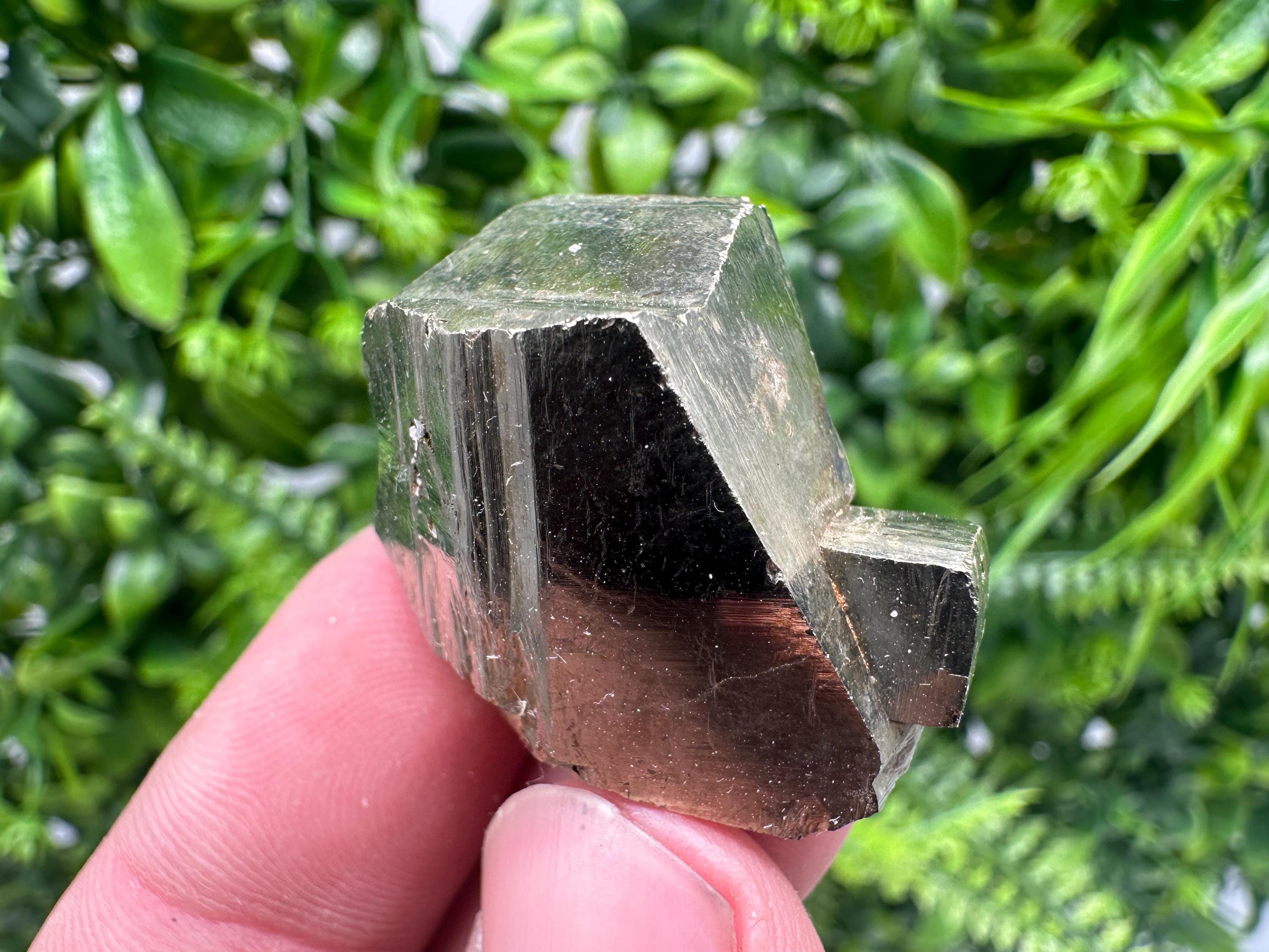 Rare crystallisation Pyrite,Borieva mine,Bulgaria,floating Pyrite,golden Pyrite,Pyrite cluster,mini Collection specimen,Rainbow Pyrite