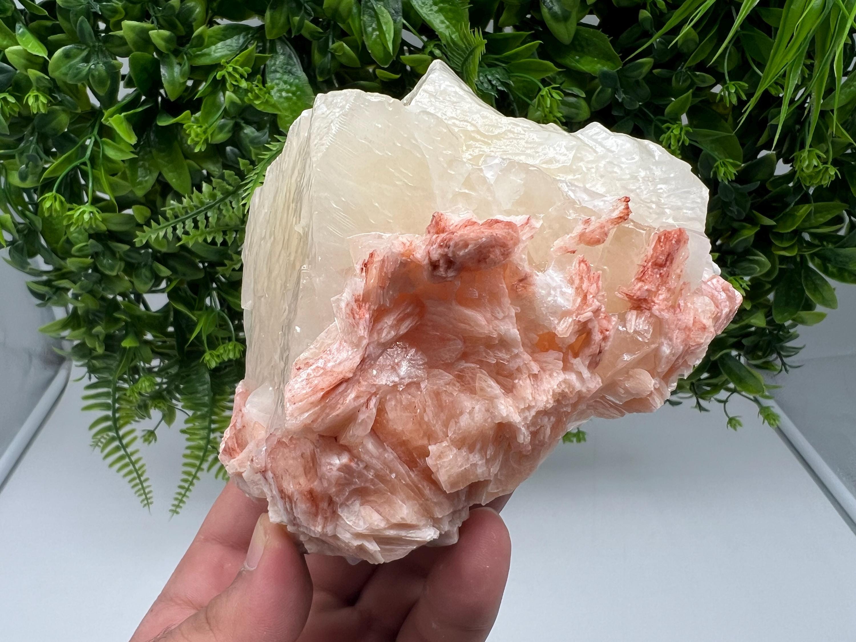 EXSTA Large Apophyllite,Stilbite on Chalcedony,natural,collection mineral specimen,India Mineral,Crystal,Stone Mineral Specimen IndiaCrystal