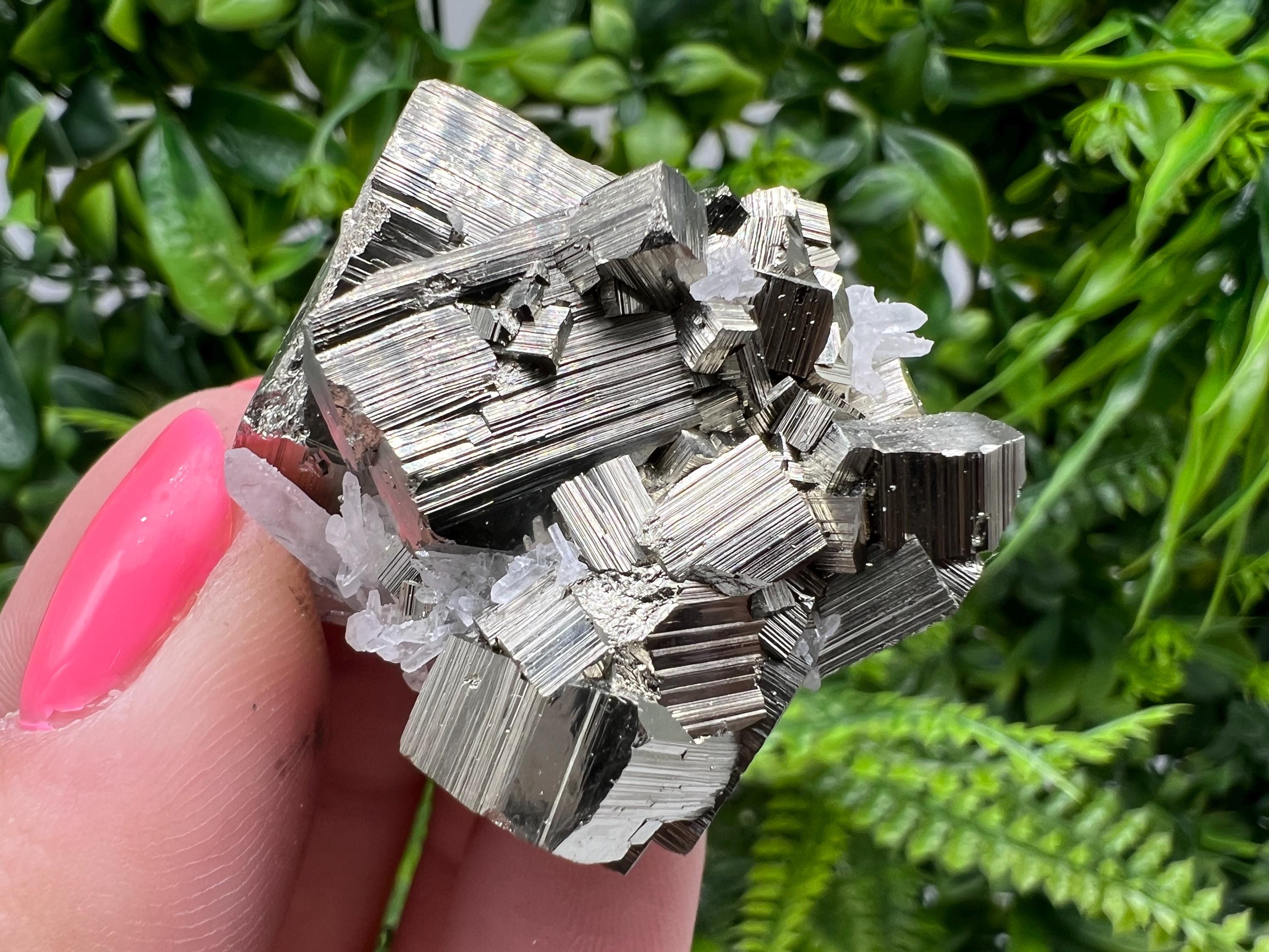 Rare Pyrite Crystal Cluster: Natural Mineral Specimen, Bulgaria