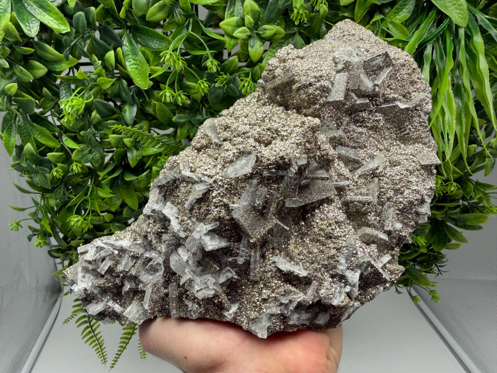 Large Barite Marcasite Chalcedony Cluster - Androvo Mine, Bulgaria