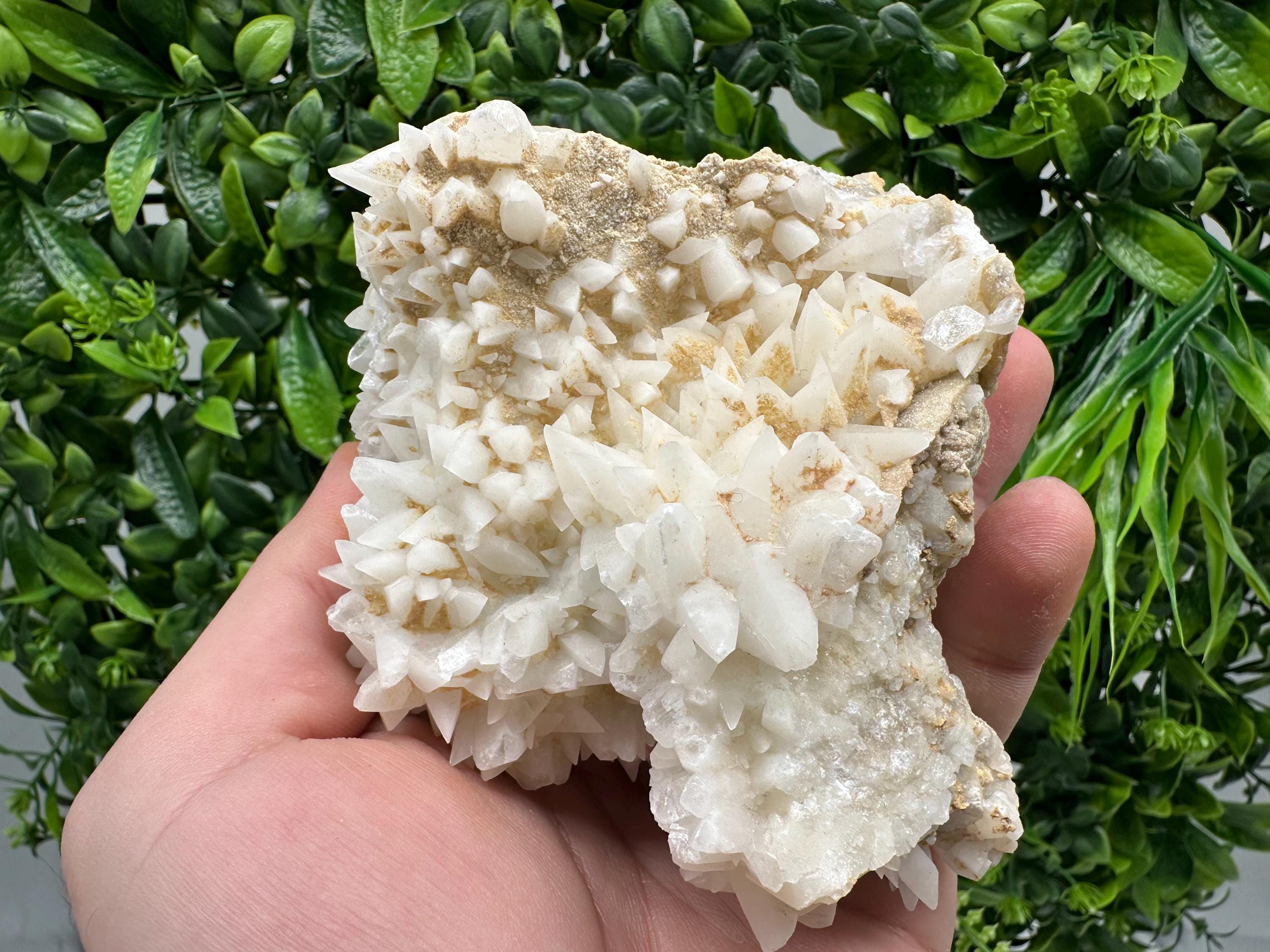 Calcite on Aragonite: Djurcovo Mine, Bulgaria Healing Crystal