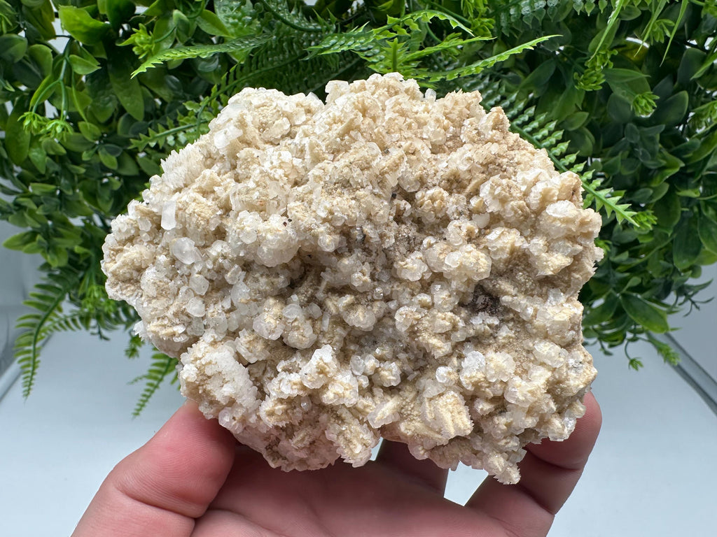 Fluorescent Mangano Calcite Specimen: Rhodopes Bulgaria Mineral Decor