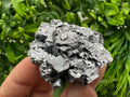 Skeletal Galena on Sphalerite: Natural Mineral Crystal Decor