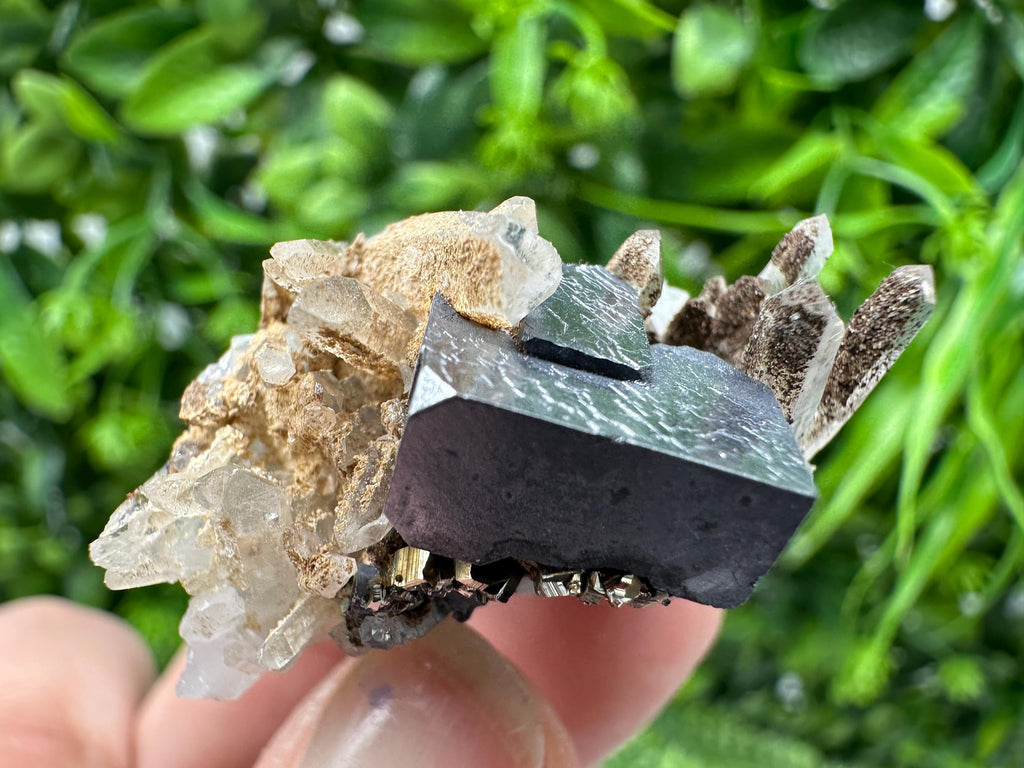 Stunning Galena,Sphalerite on Quartz whit Siderite from 9 th September mine,Madan,Bulgaria,Natural,collectible mineral specimen,home decor