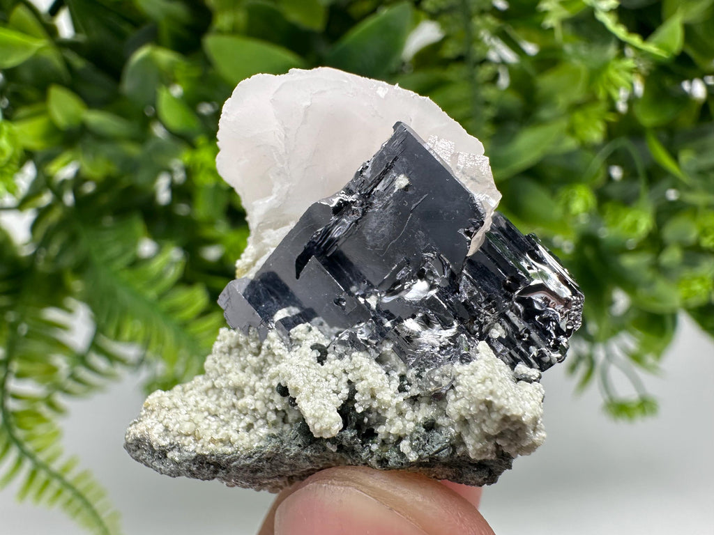 Galena, Calcite, Quartz, and Chlorite Specimen: Borieva Mine Mineral Collection