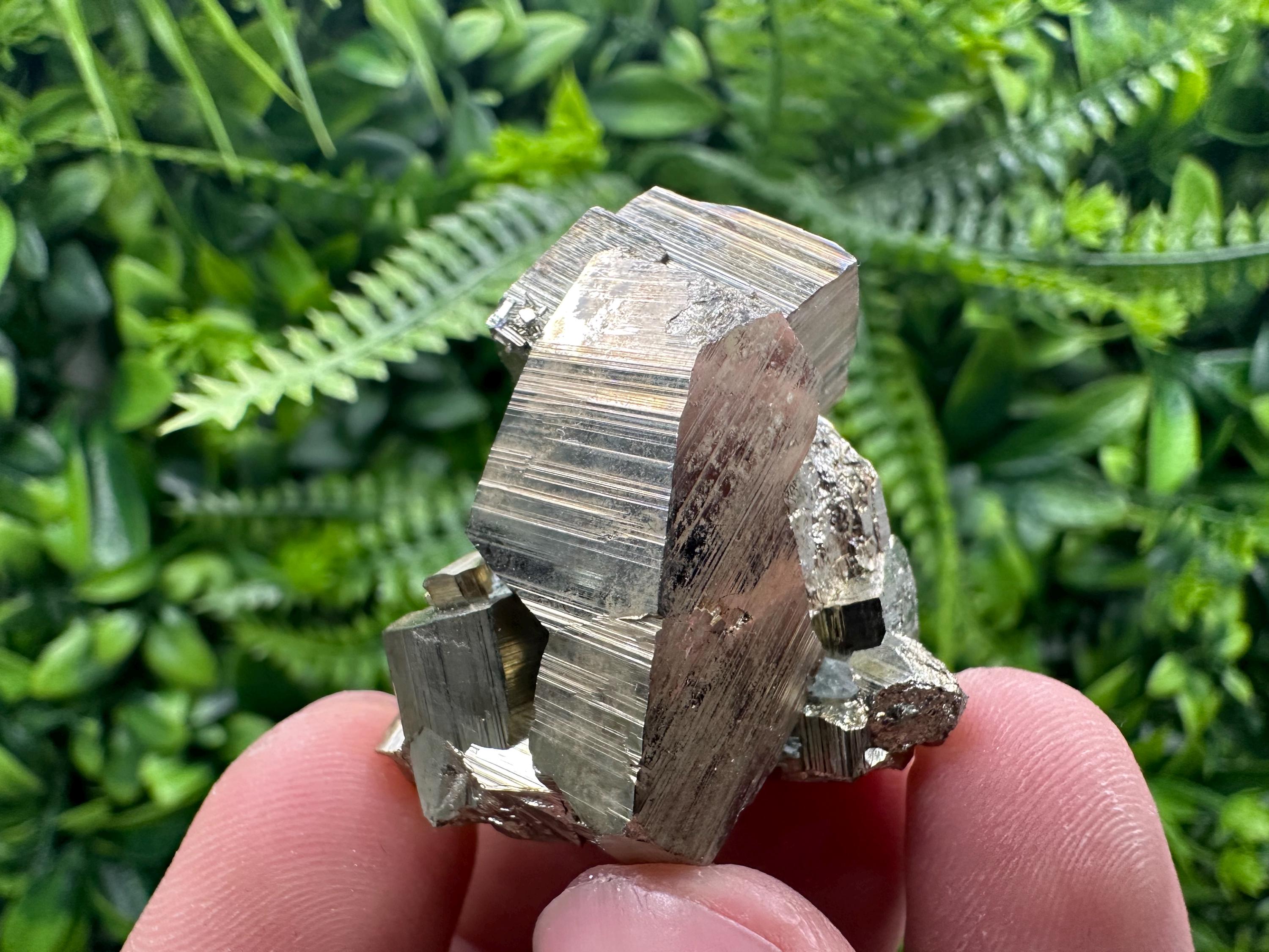 Rare Floating Pyrite Cluster - Borieva Mine - Home Decor Crystal