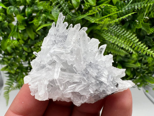 Borieva Mine Transparent Quartz Cluster, Natural Crystal Specimen