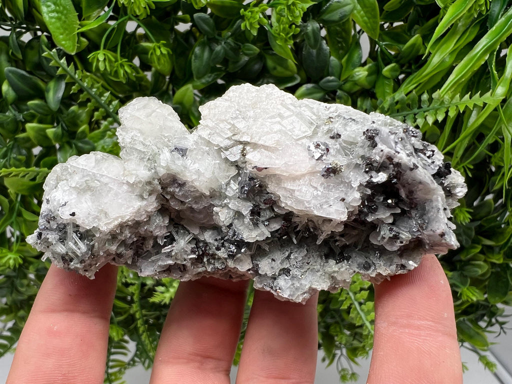 UV Mangano Calcite Crystal: Borieva Mine, Bulgaria - Home Decor Stone