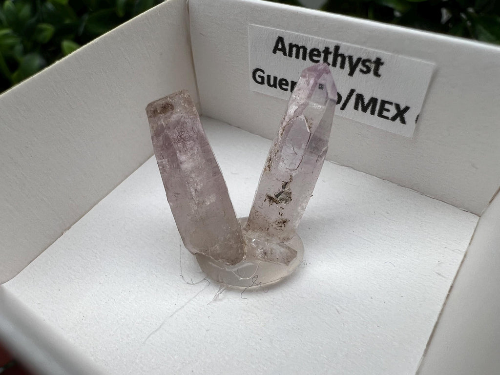 Mexican Amethyst Mineral Specimen, Glued Spikes