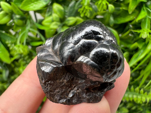 Botryoidal Black Hematite Specimen: Moroccan Crystal, Reiki Chakra