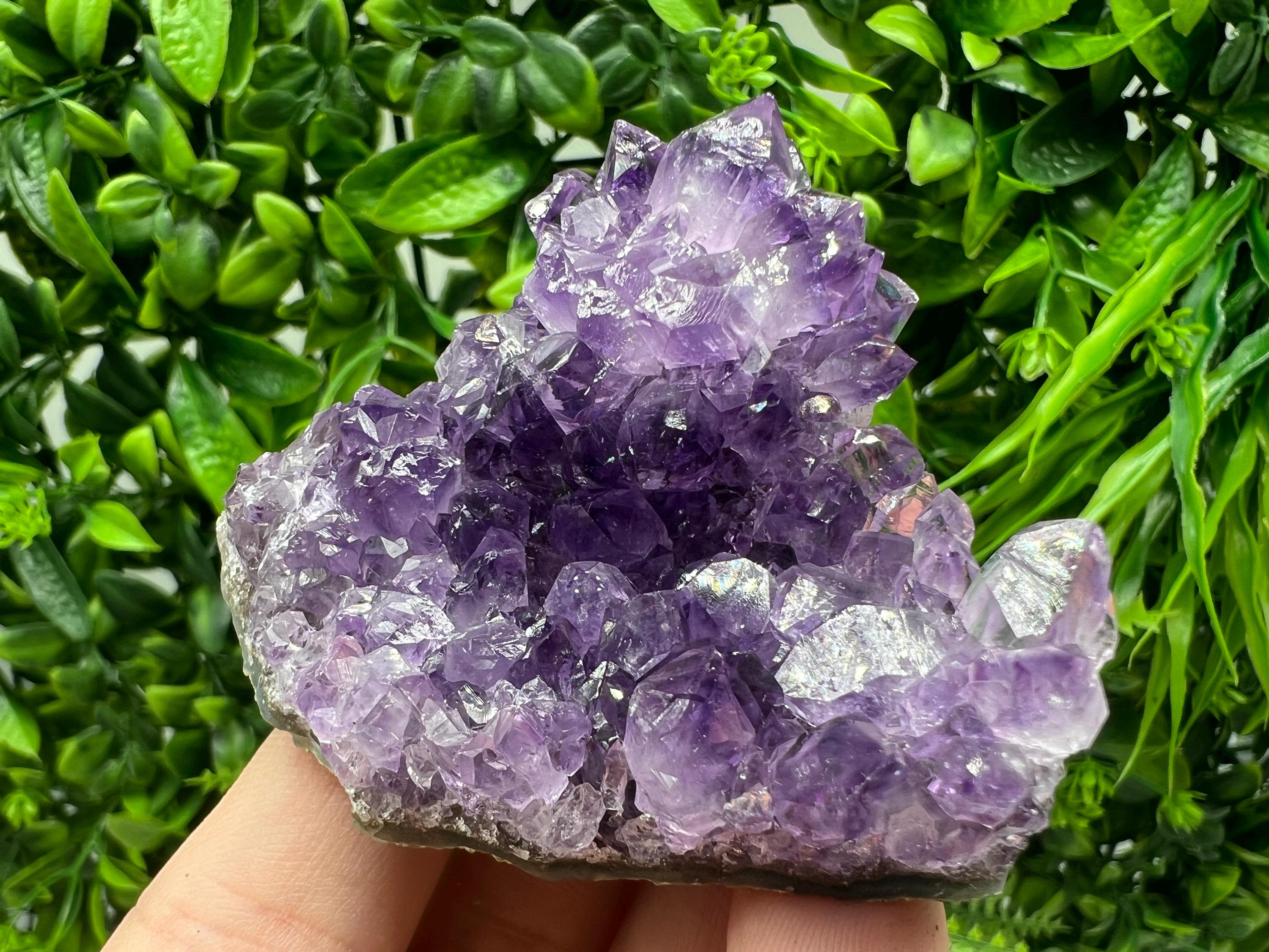 Uruguay Amethyst Crystal: Purple Quartz Home Decor - 80 Grams