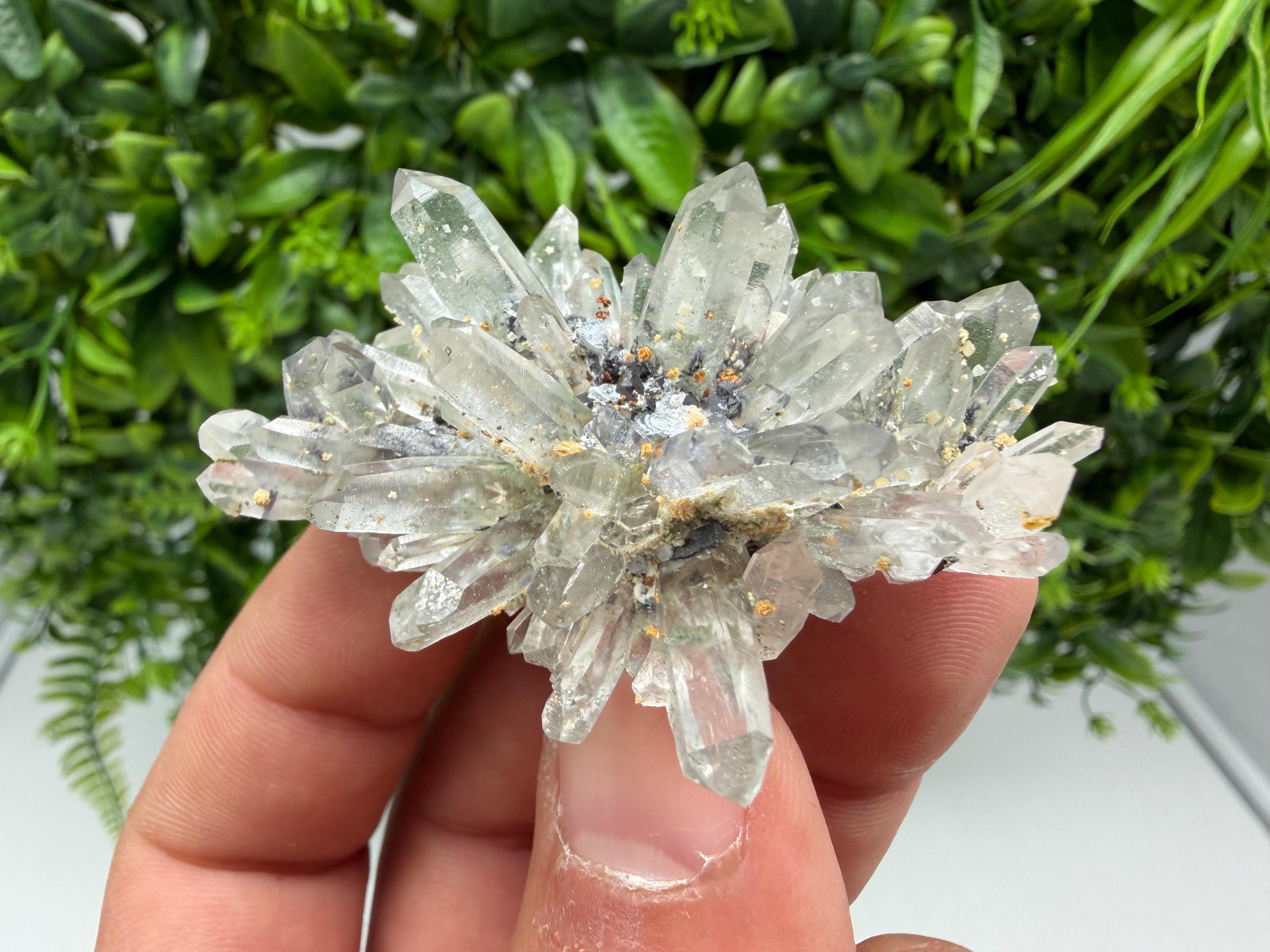 Stunning Transparent Quartz,from Borieva mine,natural collection mineral specimen rare crystal,home decor crystal,quartz cluster,Quartz,gift