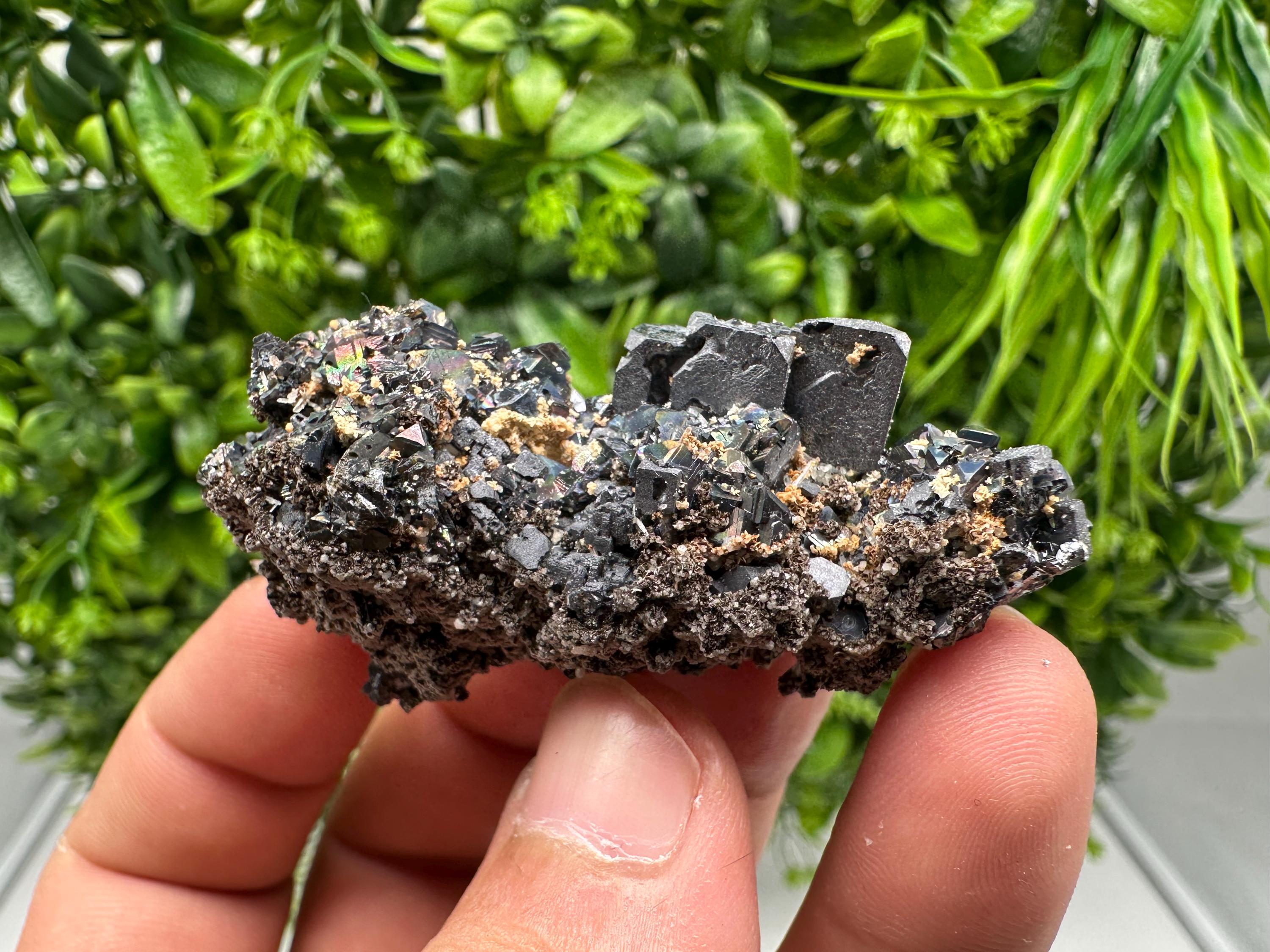 Stunning Galena,Sphalerite on Quartz whit Siderite from 9 th September mine,Madan,Bulgaria,Natural,collectible mineral specimen,home decor
