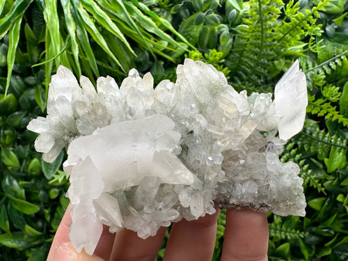 Calcite on Quartz with Chlorite, Bulgaria Minerals Collection