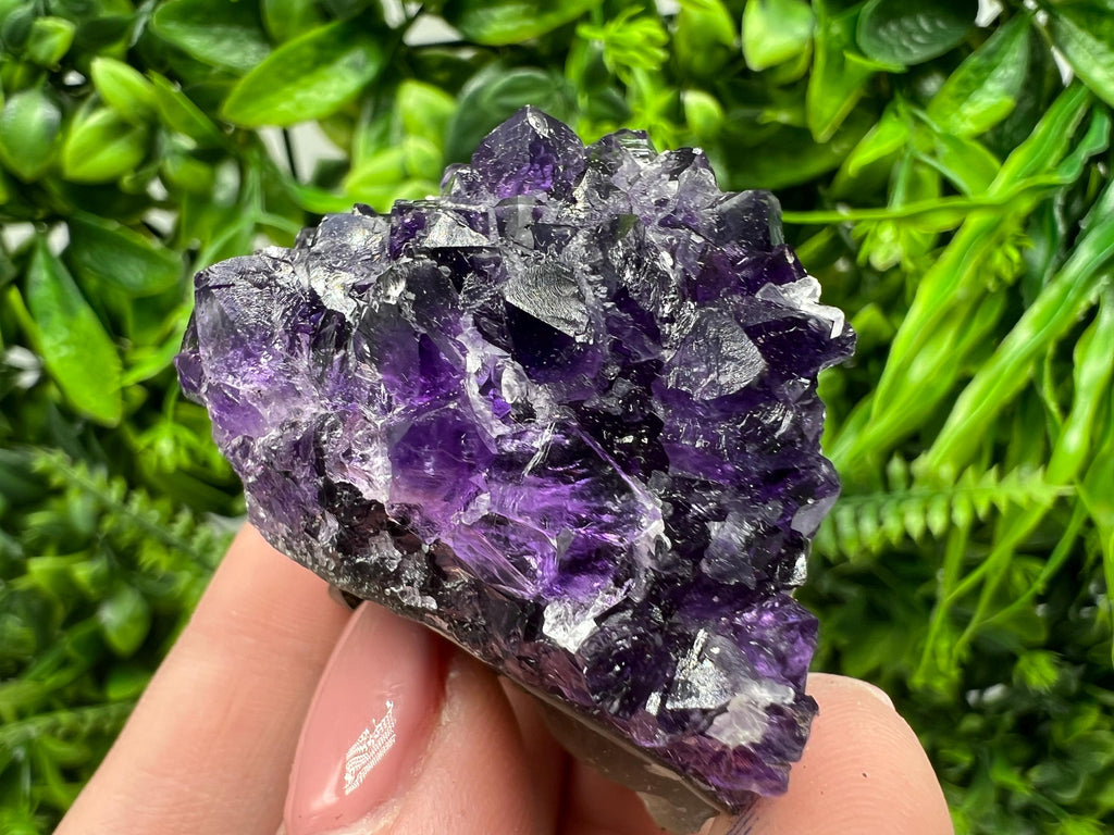 Uruguay Amethyst Crystal: Purple Quartz Home Decor, Energy Stone